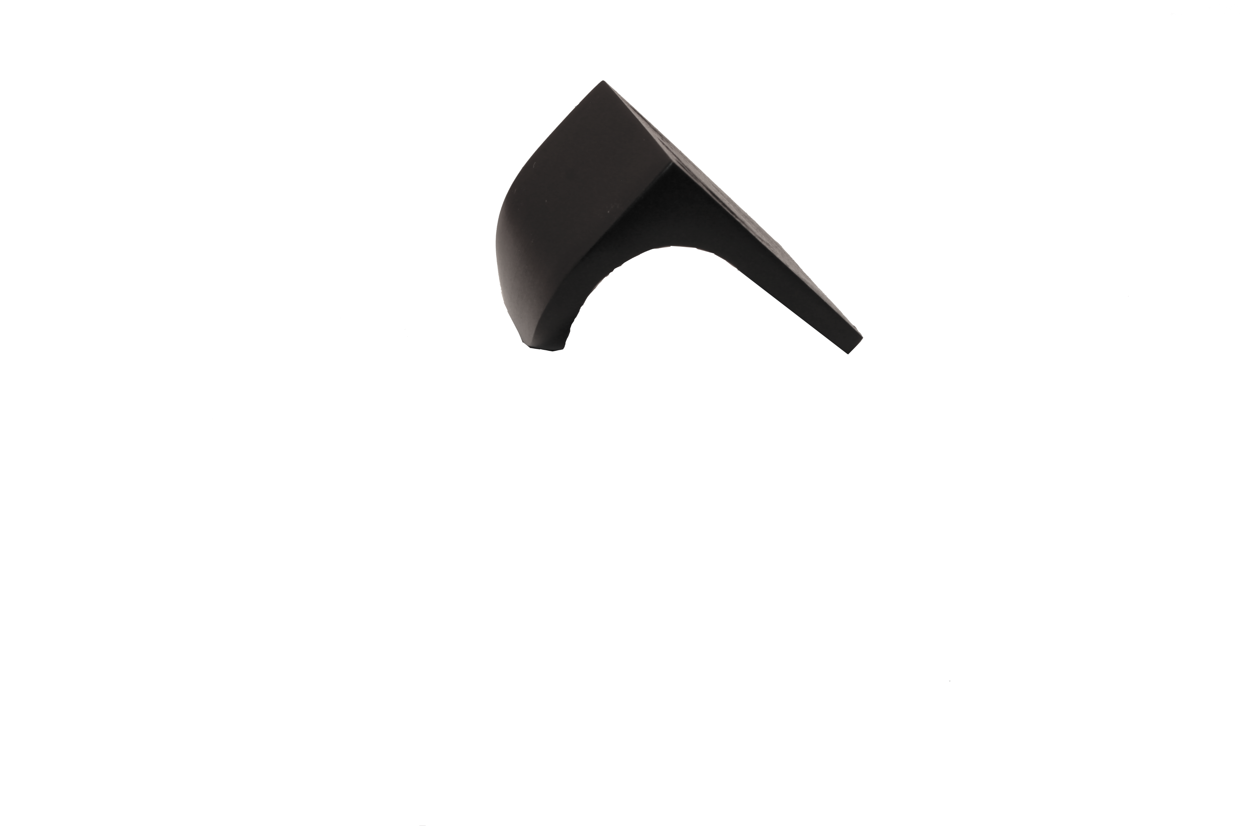 köpmansdiskbeslag 40mm svart medium handle