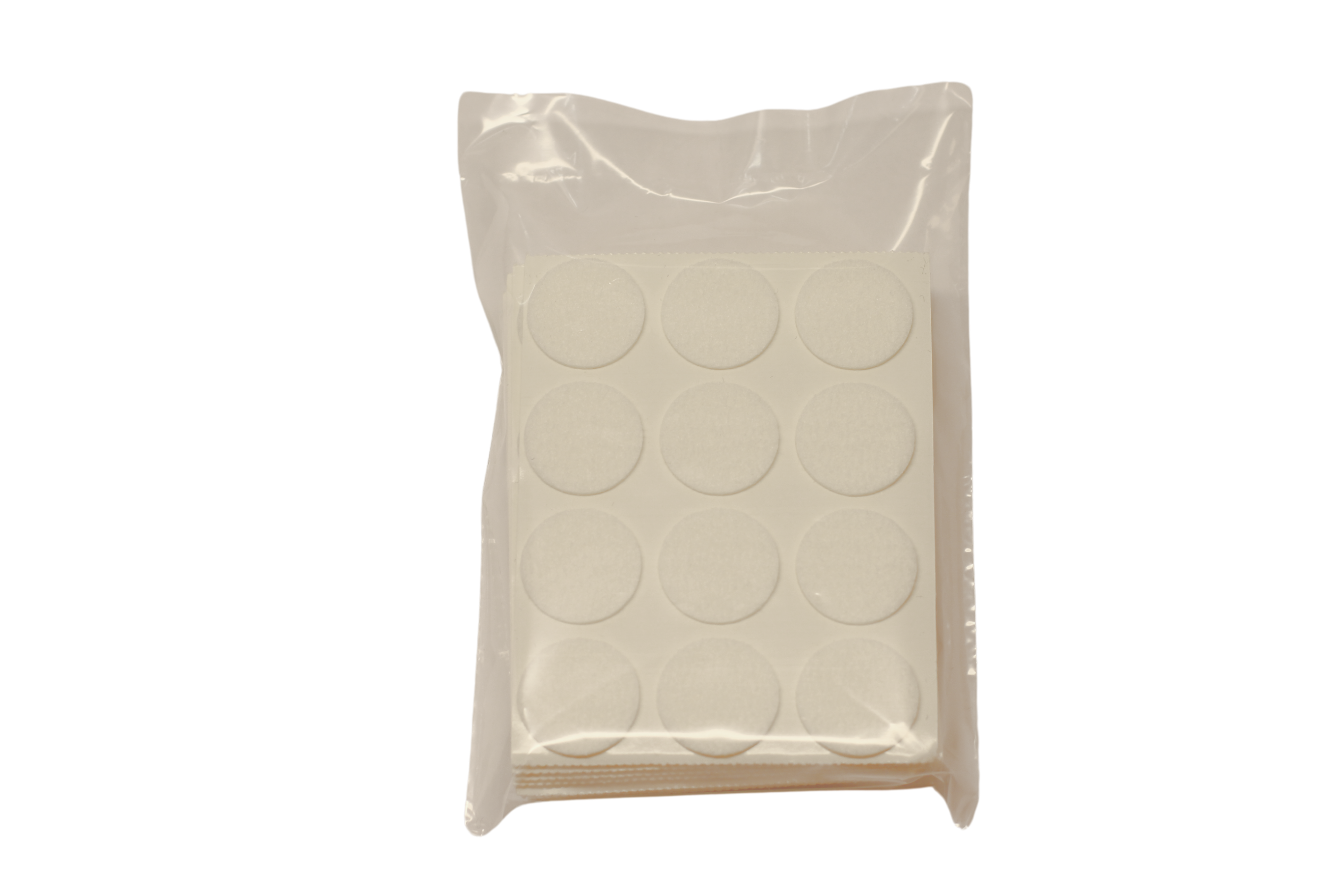 Skottetassen självhäftande filt storpack i plastförpackning