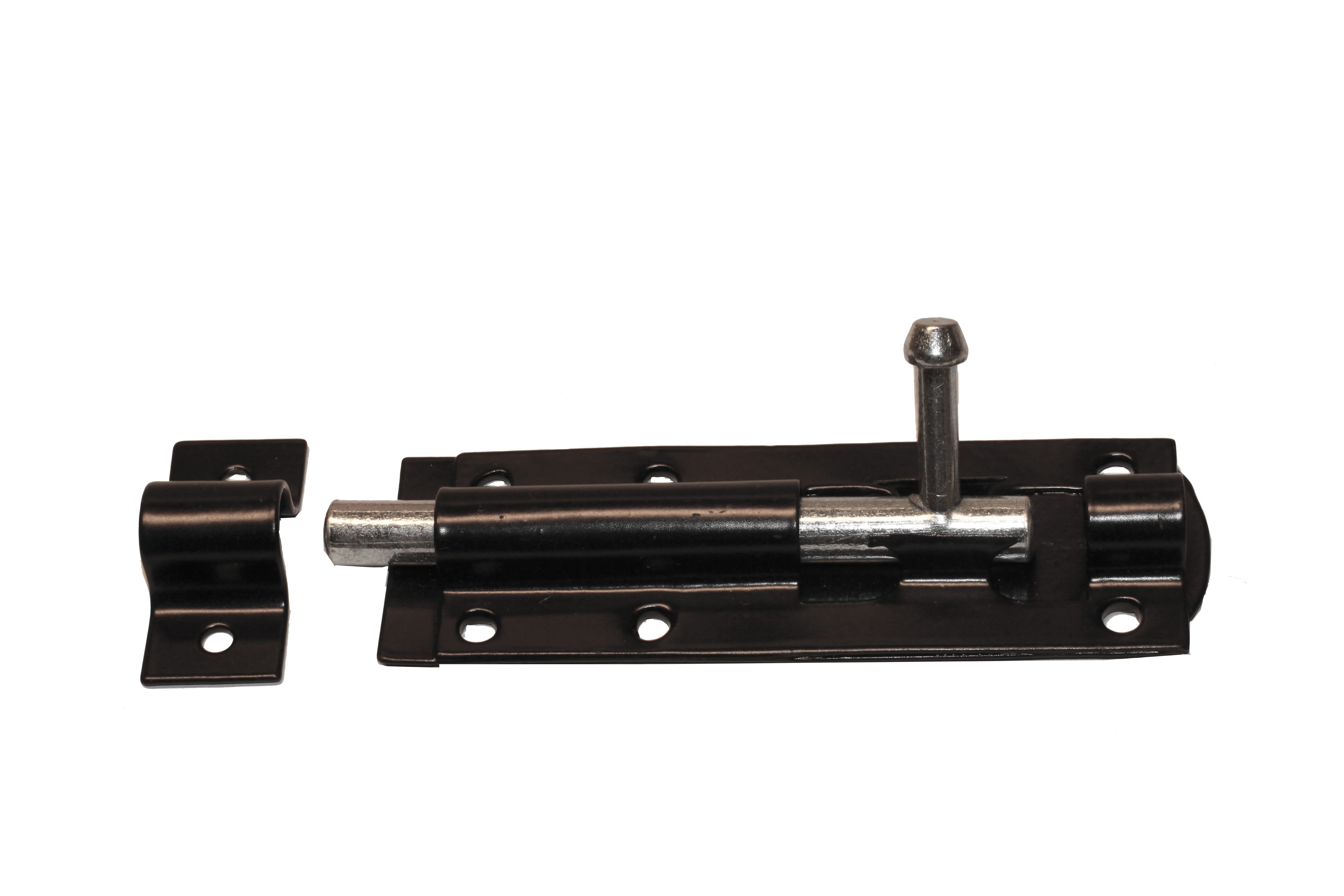 Skjutregel 100mm svart finish säkerhet låsning