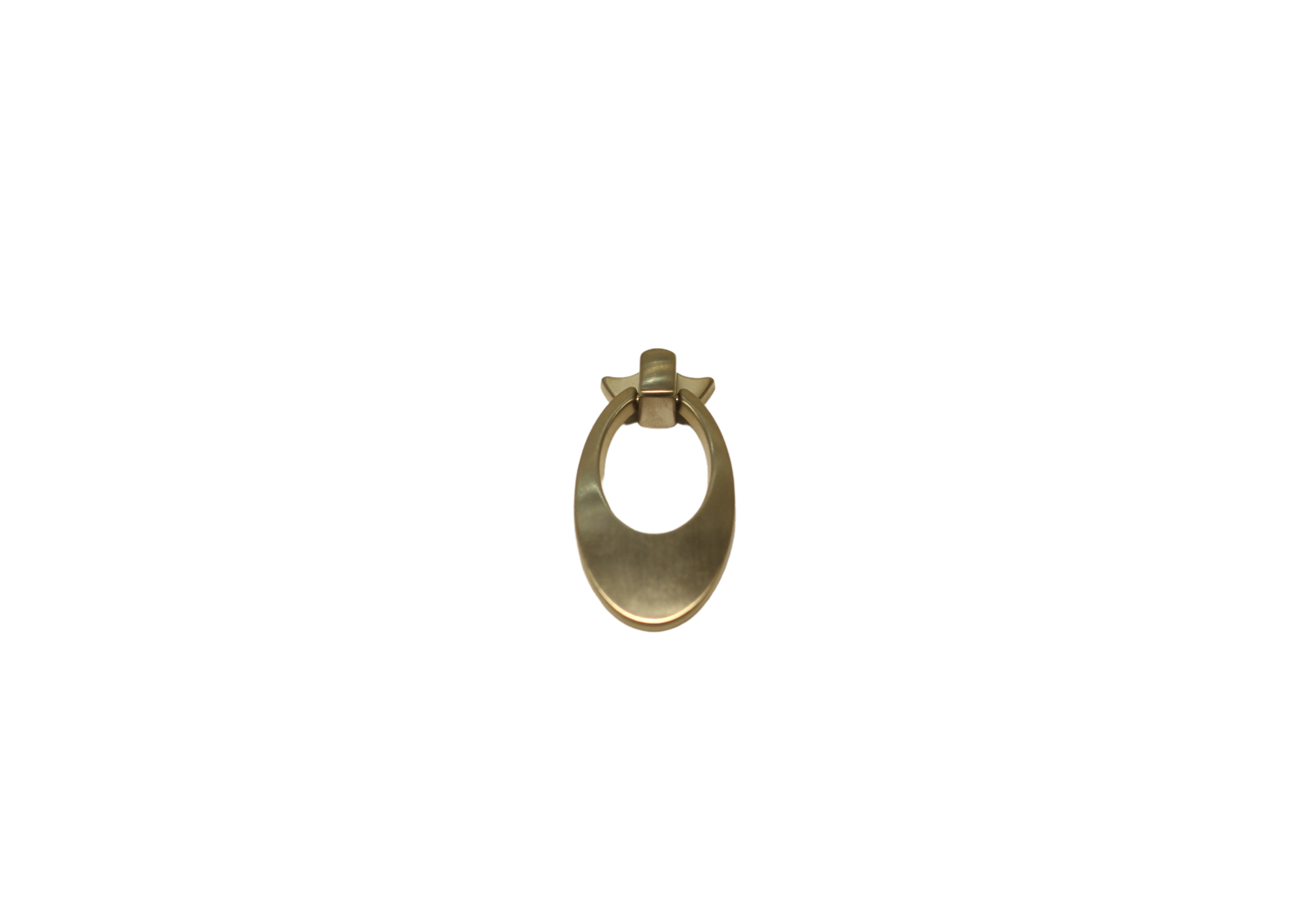 Kläpp i matt stål, stilren låsning för dörrar och luckor, 60x30mm.