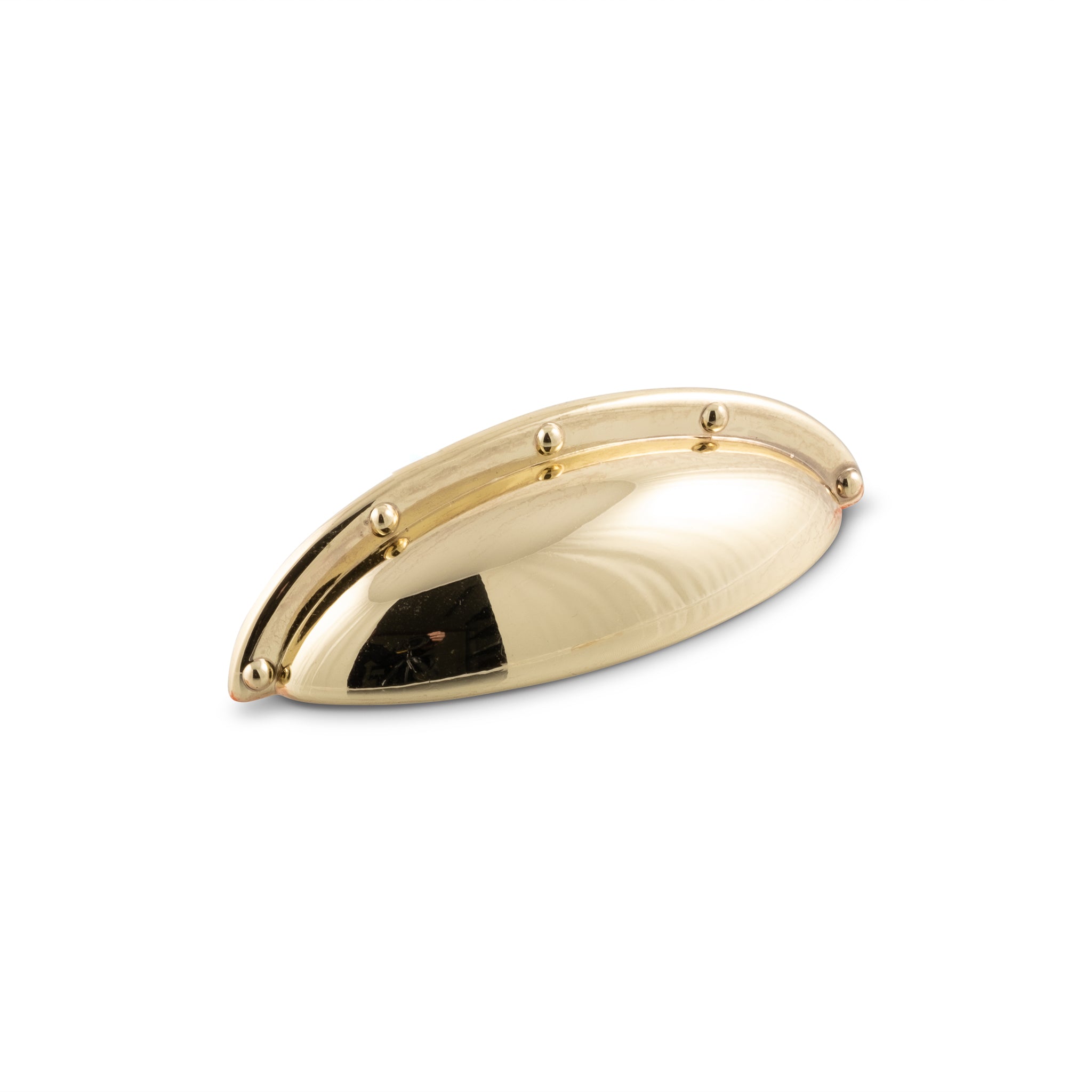 64cc drawer handle in brass finish, versatile for various interior styles.