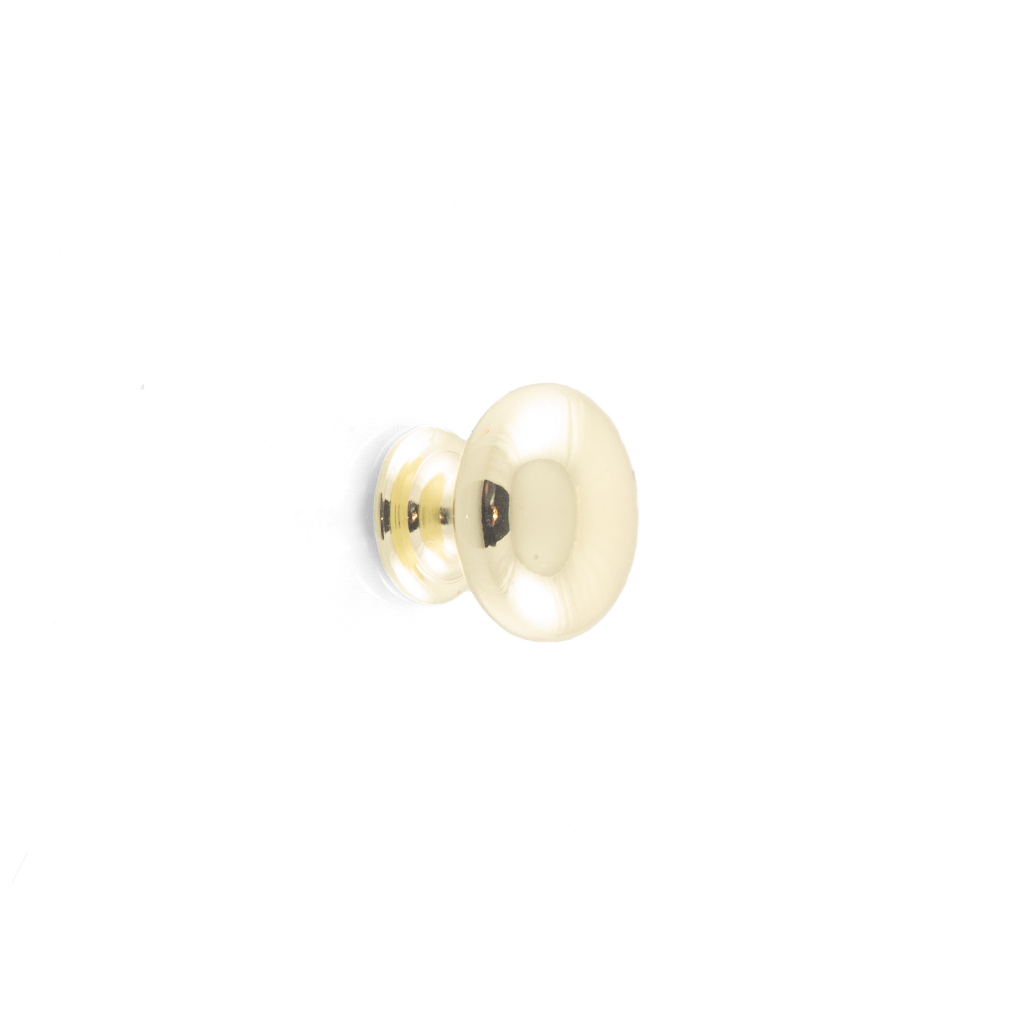 Knopp 33mm in brushed copper, brushed brass, and brass finish.