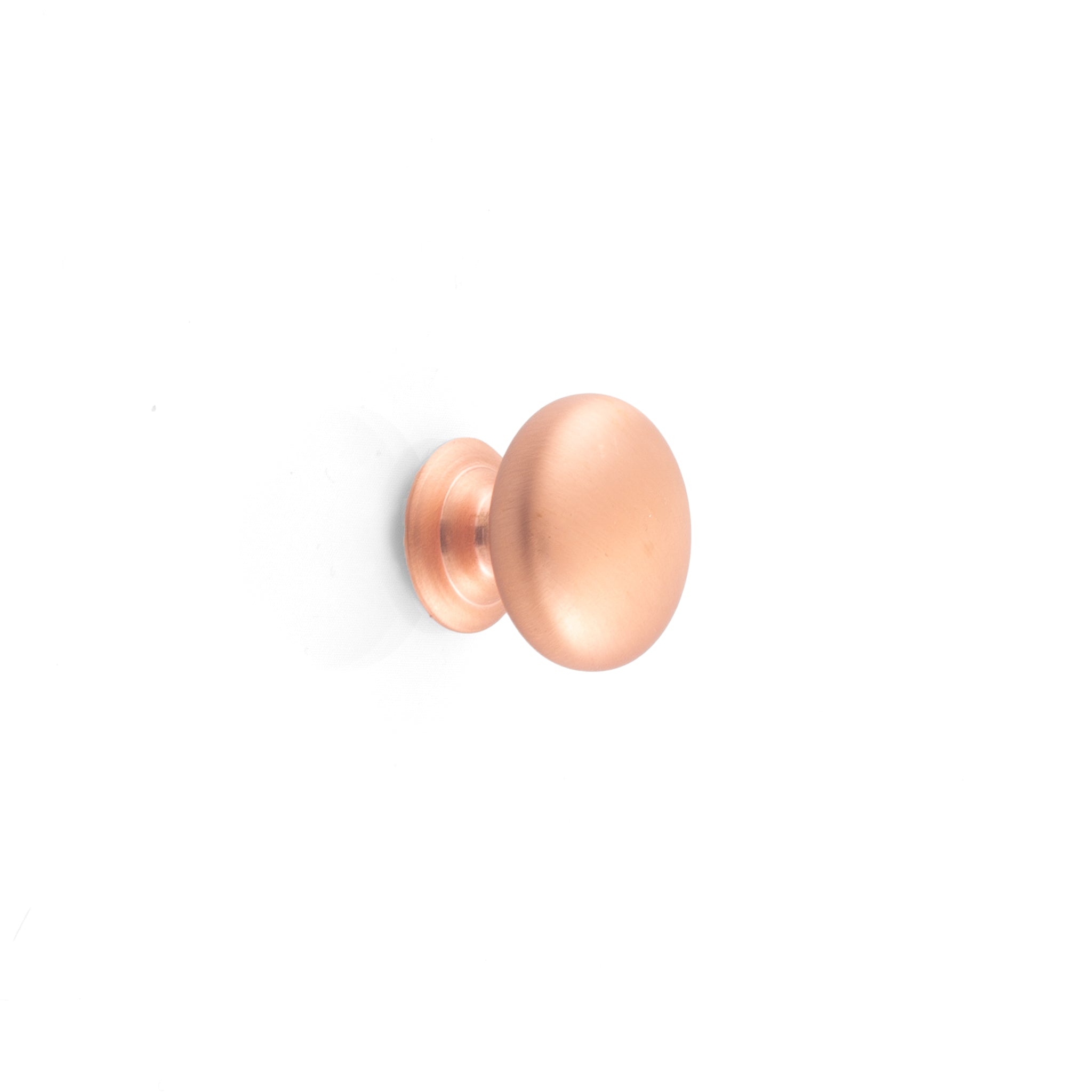 Knopp 33mm in brushed copper finish on white background.